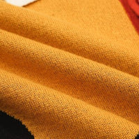 
              OXKNIT Knit Polo Shirt for Men, Retro Tiger Pattern Yellow Shirt Quarter Button Down Short Sleeve Men's Clothing
            