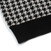 
              OXKNIT Men's Knit Short Sleeve Shirts Button Down Vintage Knitted Embroidery Heart Pattern Polo Shirt Black Polo
            