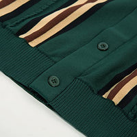 
              PJ PAUL JONES Mens Vintage Button Down Knitted Polo Shirt Dark Green M
            