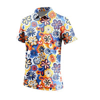 
              Mens Retro Vintage Short Sleeve Funny Outfits 70s Casual 1970s T-Shirts
            
