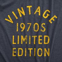 
              Womens Vintage 1970s Limited Edition T Shirt Funny Cool 1970 Theme Classic Tee for Ladies Funny T Shirts Cool Vintage Top Women's Novelty Tees Navy XL
            