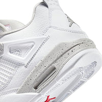 
              Jordan Air 4 Retro (Big Kid) White/Fire Red/Tech Grey/Black 7 Big Kid M
            