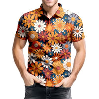 
              Retro 70s Men Golf Shirts for Men,Funny Golf Shirts for Men Short Sleeve 70s Clothes for Men
            