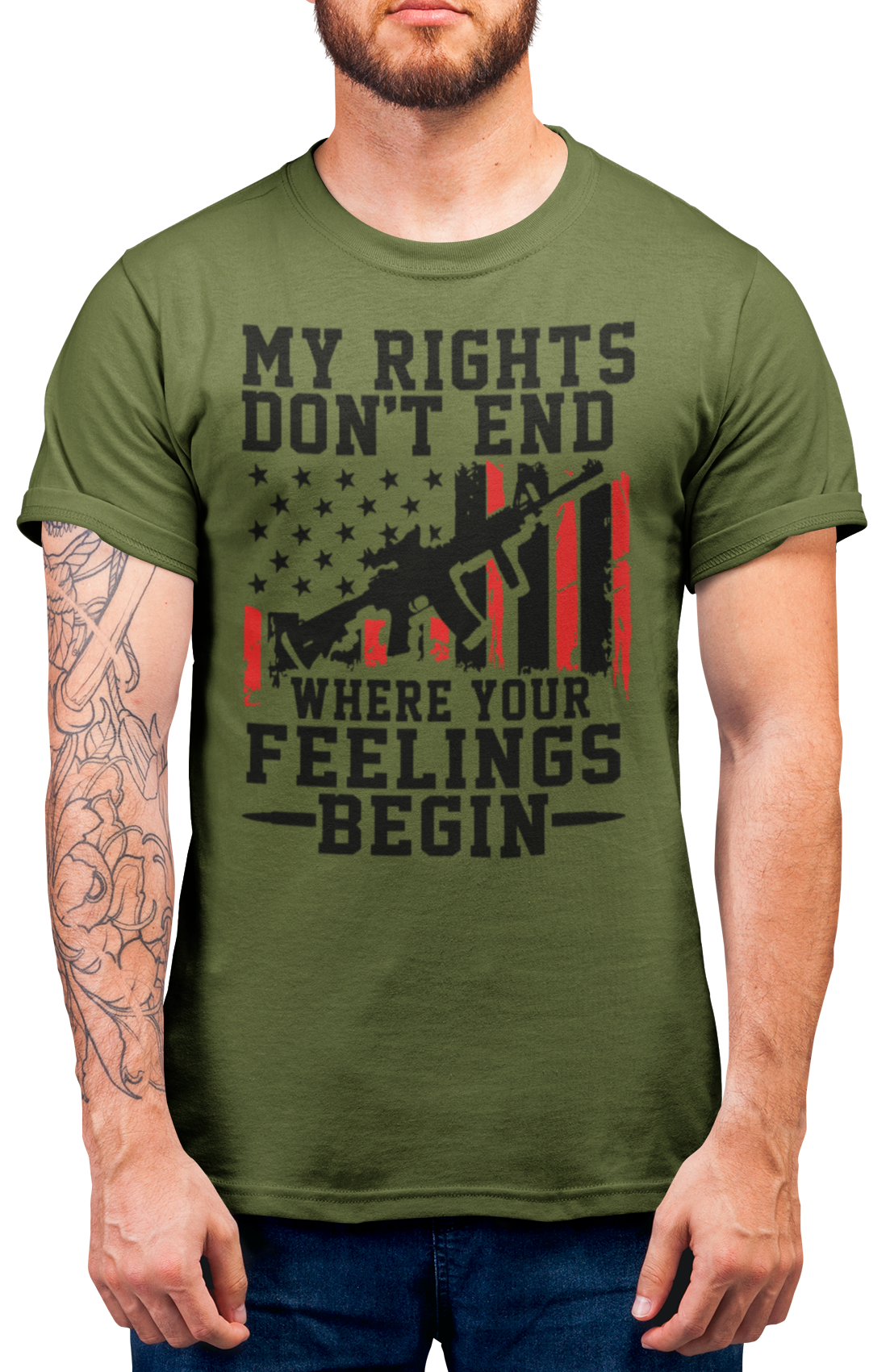 2nd Amendment My Rights Don't End Where Your Feelings Begin Frost Budd –  Murphy's Custom Gifts