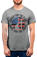 
              Stand for the flag kneel for the cross Second Amendment Mens Patriot USA Homeland Graphic T Shirt, 2nd Amendment Right Tee
            