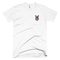 R309 Jordan 4 Fire Red Rhino Embroidered T-Shirt