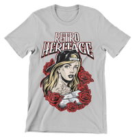 Retro Heritage Money and Roses T-Shirt