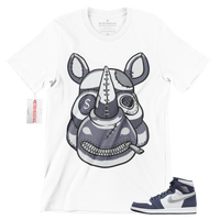 R300 Air Jordan 1 Midnight Navy Sneaker Match T-Shirt