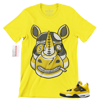 
              R301 Air Jordan 4 Lightening Yellow/Black Sneaker Match T-Shirt
            