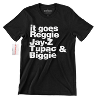 Reggie Jay Z Tupac & Biggie Retro Rap Icon T Shirt