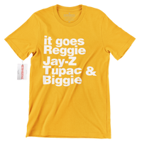 Reggie Jay Z Tupac & Biggie Retro Rap Icon T Shirt