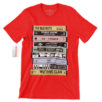 
              Hip Hop Tapes Large Print Retro T-Shirt
            