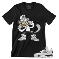 
              Jordan 4 Military Black Monkey Grill T-Shirt
            
