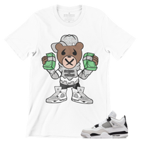 
              Jordan 4 Military Black Hustle Bear T-Shirt
            