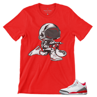 Jordan 3 OG Fire Red Moon Bag Man T Shirt