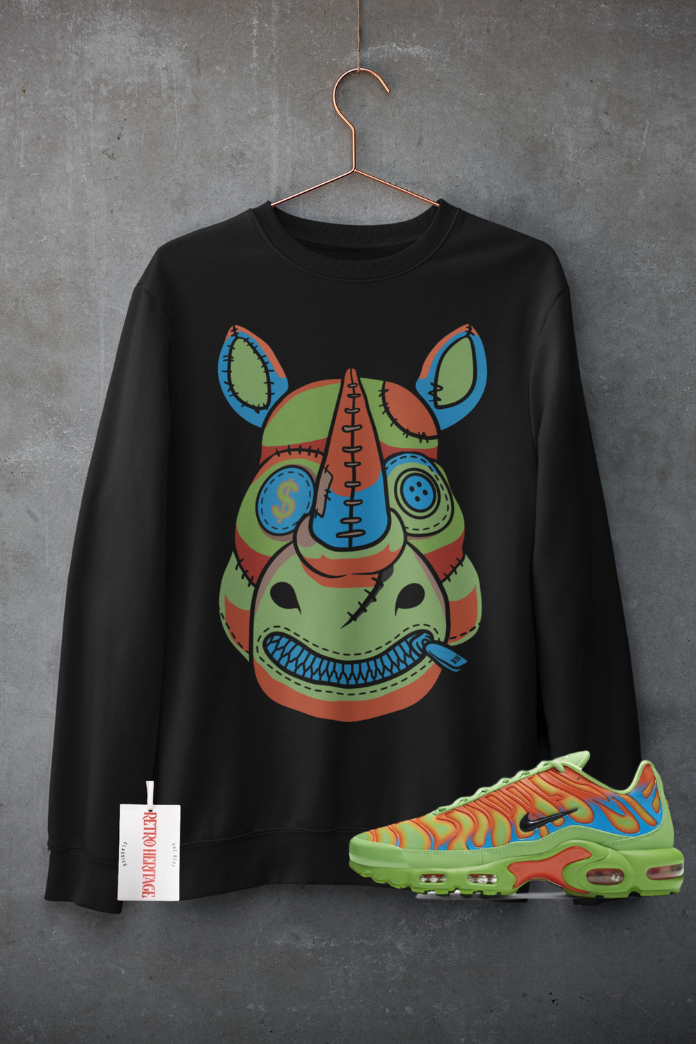 R261 Supreme X Nike Air Max Collab Sneaker Match Sweatshirt